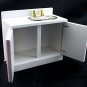 Pink New Kitchen Sink Bowl w Faucet Dollhouse Furniture #10954