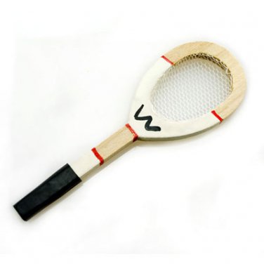 Tennis Racket Badminton Squash Game Dollhouse Miniature #10996