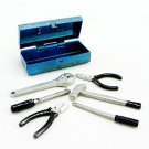 Metal Tool Kits w Metal Case Holder Dollhouse Miniature #11138