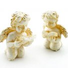 Set of 2 New Little Angel Baby Poem Dollhouse Miniature #11148