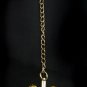 Crystal Victorian Gold Ceiling Lamp Dollhouse Miniature #11151