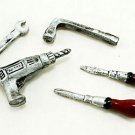 Set Metal Tool Kits Electric Drill Dollhouse Miniature #11155
