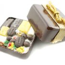 Square Brown Deluxe Fast Food Box Dollhouse Miniature #11158