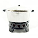 Chinese Steel Metal Stove Pot Set Dollhouse Miniature #11160