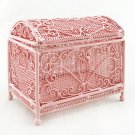 Pink Filigree Deluxe Jewellery Box Dollhouse Miniature #11175