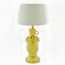 Antique Decor Gold Floral Desk Lamp Dollhouse Miniature #11265