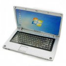 Silver Metal 16:9 Notebook Netbook Dollhouse Miniature #11316