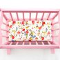 Pink Victorian Nursery Crib Cradle Dollhouse Furniture #11365
