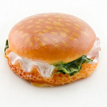 Cheese Hamburger Fast Food Burger Dollhouse Miniature #11401