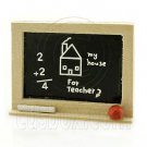 Teacher School Learning Blackboard Dollhouse Miniature #11474