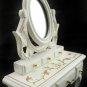 Victorian Vanity Drawer Chair Dollhouse Furniture Set #11496