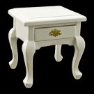 White Queen Ann Bedroom Nightstand Dollhouse Miniature #11523