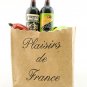 Set Champagne Fruit Vegetables Bag Dollhouse Miniature #11545
