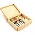 Wood Paint Craft Tool Kit Art Box Dollhouse Miniature #11555