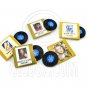 Lot/Set 5 Gramophone Records Dollhouse Miniature #11611