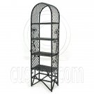 Black Garden Flower Plant Stand Dollhouse Furniture #11702