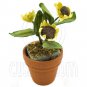 Sunflower Paper Flower Pot Doll's Dollhouse Miniature #11751