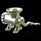 Steel Meat Grinder Mincer New 1:12 Dollhouse Miniature #11812