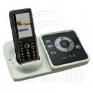 Black Wireless Home DECT Phone 1:12 Dollhouse Miniature #11820