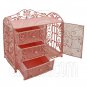 Pink Wire Dresser Chest Cabinet 1:6 for Barbie Doll's House Dollhouse Furniture #12058