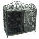 Black Wire Dresser Chest Cabinet 1:6 for Barbie Doll's House Dollhouse Furniture #12059