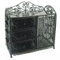 Black Wire Dresser Chest Cabinet 1:6 for Barbie Doll's House Dollhouse Furniture #12059