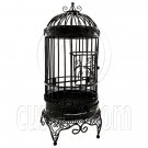 Black Wire Birdcage Bird's Cage Jewelry Display Home Decor Dollhouse Furniture #12097