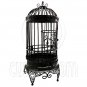Black Wire Birdcage Bird's Cage Jewelry Display Home Decor Dollhouse Furniture #12097