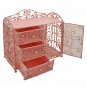 Pink Wire Dresser Chest w Drawer Cabinet 1:12 Doll's House Dollhouse Furniture #12107