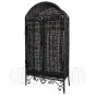 Black Wire Cabinet Storage Unit Armoire 1:12 Doll's House Dollhouse Furniture #12157