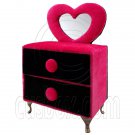 Black Pink Vanity Jewelry Box 1:6 for Blythe Doll's House Dollhouse Furniture #12159
