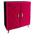 Pink Black Cabinet Drawer Mirror 1:6 for Barbie Doll's House Dollhouse Furniture #12196
