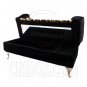 Cheetah Chaise Longue Sofa Chair Bed Jewelry Box 1:6 Barbie Dollhouse Furniture #12265