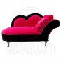 Pink Chaise Longue Sofa Jewelry Box 1:6 Barbie Doll's House Dollhouse Furniture #12292