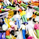 Lot 100 People Figure Painted Train Model 1:50 O Scale #10571