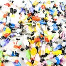 Lot 100 People Figure Painted Train Model Z 1:200 Scale #10570