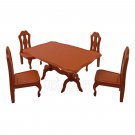 Set Plastic Table Chairs for Sylvanian Families Furryville Calico Critters Dolls #13030