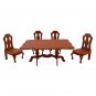 Set Plastic Table Chairs for Sylvanian Families Furryville Calico Critters Dolls #13030