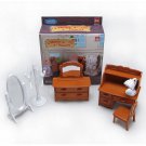 Set Desk Vanity Mirror for Sylvanian Families Furryville Calico Critters Dolls #13037