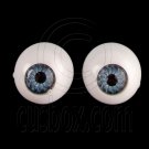 Antique Blue Pair Doll Eyes Half Round Acrylic Dolls Eye 10mm for BJD Dollfie #12754