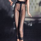 Black Fishnet Socks Stockings 1/6 Scale for Barbie Doll's Dollhouse Miniature #12767