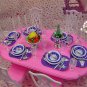 Dining Room 6 Chairs Table Furniture Play Set 1/6 for Barbie Monster High MIB #12796