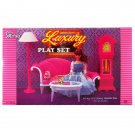 Living Room Longue Lamp Clock Furniture Play Set 1:6 for Barbie Monster High MIB #12798