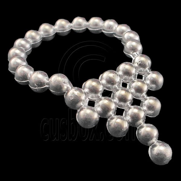 Silver Fashion Style Necklace for Barbie Doll's House Dollhouse Miniature #12841