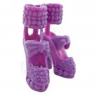 Purple Cosplay Long Heel Heels Shoes Boot 1/6 Scale for Monster High Doll Dolls #12932