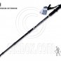 PIONEER Anti-Shock Trekking Pole 65-135cm 3-Section 6061 Aluminum Alloy - Single - BLACK #51959