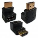 HDMI 90 270 Degree Right Angle 1.4 Adapter Male to Female for 1080p 3D TV HDTV #13014