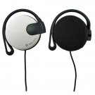 White 3.5mm On-Ear Clip Sports Foam Headphones for iPod #11871