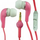 Pink In-Ear 3.5mm Volume Control Earphones 4 Apple iPod #11889
