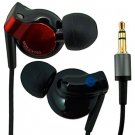 Red Black 3.5mm 3.5 mm In-Ear Stereo Long Headphones Earphones for Apple iPod #11946